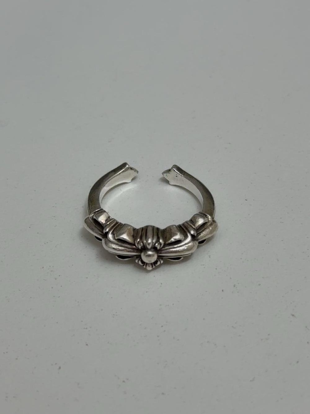CHROME HEARTS BABY CLASSIC DOUBLE FLORAL RING